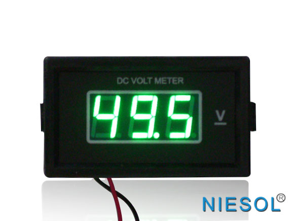 85DM1-100V DC Green Voltage Digital Panel Meter 